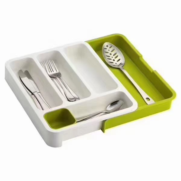 Organize Your Kitchen Effortlessly with This Retractable Drawer Solution