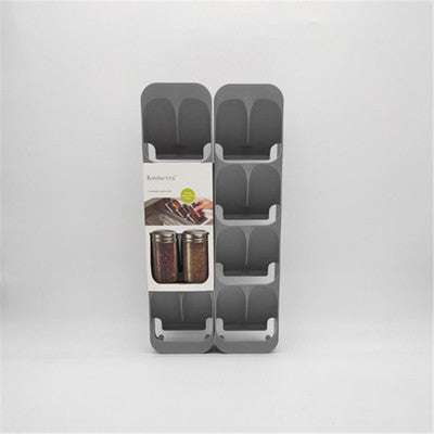 Easy Reach Spice Bottle Rack for Clutter-Free Cooking