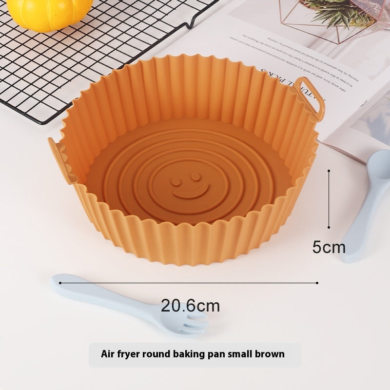 Mess-Free Air Fryer Silicone Basket Liner for Easy Cooking