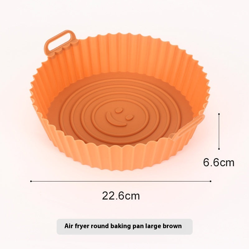 Mess-Free Air Fryer Silicone Basket Liner for Easy Cooking